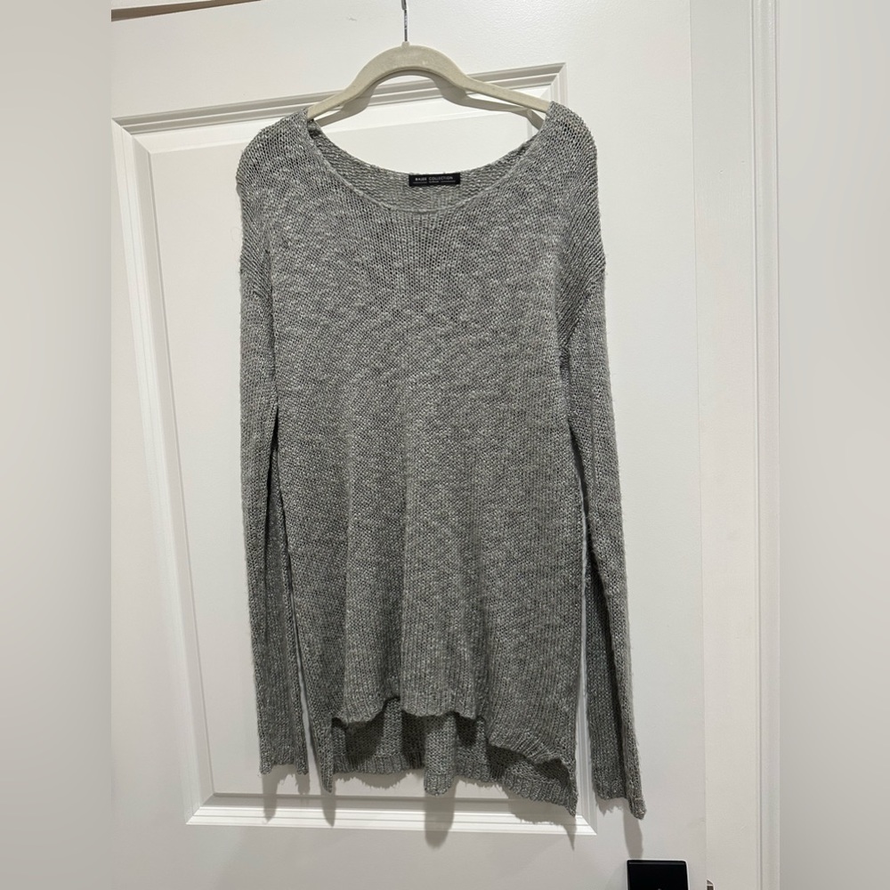 Gray sweater